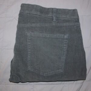 DENALI Corduroy Pants Mens 38x30 Casual Everyday Comfort Gray Pantss